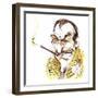 Terry-Thomas - caricature-Neale Osborne-Framed Giclee Print