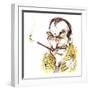 Terry-Thomas - caricature-Neale Osborne-Framed Giclee Print