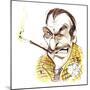 Terry-Thomas - caricature-Neale Osborne-Mounted Giclee Print