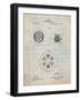 Tesla Alternating Motor Patent-Cole Borders-Framed Art Print