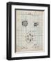 Tesla Alternating Motor Patent-Cole Borders-Framed Art Print