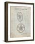 Tesla Car Wheels Patent-Cole Borders-Framed Art Print