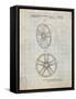 Tesla Car Wheels Patent-Cole Borders-Framed Stretched Canvas