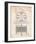 Tesla Electro Motor Patent-Cole Borders-Framed Art Print