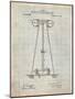 Tesla Energy Transmitter Patent-Cole Borders-Mounted Art Print