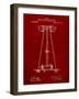 Tesla Energy Transmitter Patent-Cole Borders-Framed Art Print