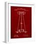 Tesla Energy Transmitter Patent-Cole Borders-Framed Art Print