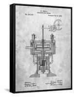 Tesla Reciprocating Engine-Cole Borders-Framed Stretched Canvas