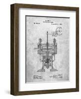 Tesla Reciprocating Engine-Cole Borders-Framed Art Print