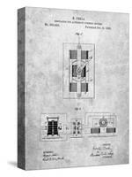 Tesla Regulator for Alternate Current Motor Patent-Cole Borders-Stretched Canvas