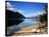 Teslin Lake Along the Alaska Highway With Big Salmon Range of Pelly Mountains, Canada-Bernard Friel-Stretched Canvas