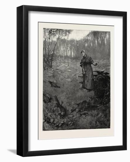 Tess of the D'Urbervilles: The Plantation Wherein She Had Taken Shelter Ran Down at This Spot into-null-Framed Giclee Print