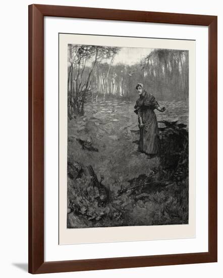 Tess of the D'Urbervilles: The Plantation Wherein She Had Taken Shelter Ran Down at This Spot into-null-Framed Giclee Print