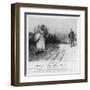 Tess's First Encounter with Alec D'Urberville-E. Borough-Framed Art Print