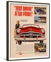 Test Drive a '50 Ford!-null-Framed Premium Giclee Print