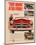 Test Drive a '50 Ford!-null-Mounted Art Print