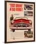 Test Drive a '50 Ford!-null-Framed Art Print