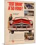 Test Drive a '50 Ford!-null-Mounted Art Print