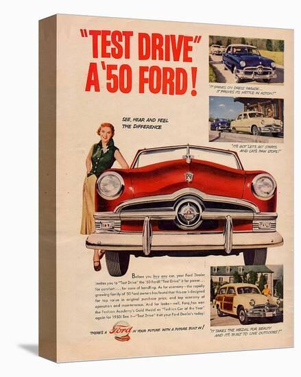 Test Drive a '50 Ford!-null-Stretched Canvas