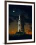 Test Flight of Giant Saturn V Rocket for Apollo 4 Mission at Kennedy Space Center, Nov 8, 1967-null-Framed Photo