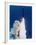 Test Launch of Midgetman Small Icbm Non-Operational System-null-Framed Photographic Print