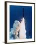 Test Launch of Midgetman Small Icbm Non-Operational System-null-Framed Photographic Print