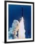 Test Launch of Midgetman Small Icbm Non-Operational System-null-Framed Photographic Print