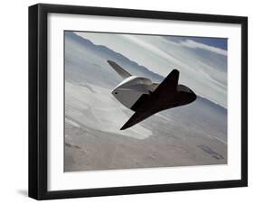 Test of Space Shuttle Prototype Enterprise in Free Flight Glide and Landing on Rogers Dry Lake Bed-null-Framed Photo