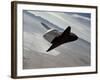 Test of Space Shuttle Prototype Enterprise in Free Flight Glide and Landing on Rogers Dry Lake Bed-null-Framed Photo