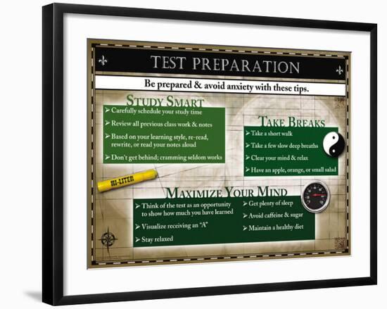 Test Preparation-null-Framed Art Print