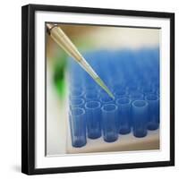 Test Tube Experiment-Tim Pannell-Framed Photographic Print