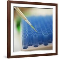 Test Tube Experiment-Tim Pannell-Framed Photographic Print