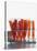 Test tubes filled with orange liquid-Kristopher Grunert-Stretched Canvas