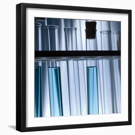 Test Tubes-null-Framed Photographic Print