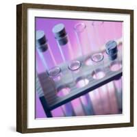 Test Tubes-null-Framed Photographic Print