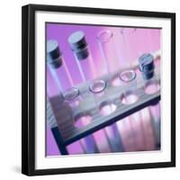 Test Tubes-null-Framed Photographic Print