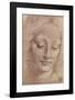 Testa Di Giovinetta-Leonardo Da Vinci-Framed Giclee Print