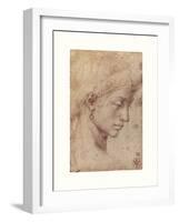 Testa Femminile Di Profilo-Michelangelo-Framed Giclee Print