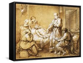 Testament of Eudamida, 1758-Anton Raphael Mengs-Framed Stretched Canvas