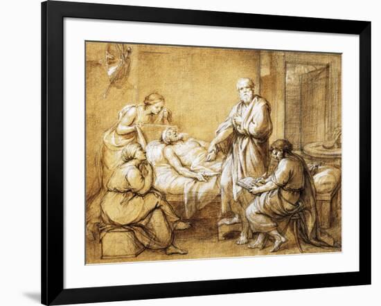 Testament of Eudamida, 1758-Anton Raphael Mengs-Framed Giclee Print