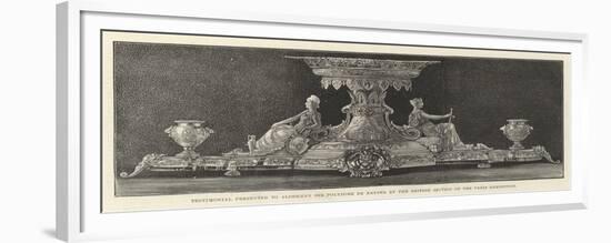 Testimonial Presented to Alderman Sir Polydore De Keyser by the British Section of the Paris Exhibi-null-Framed Giclee Print