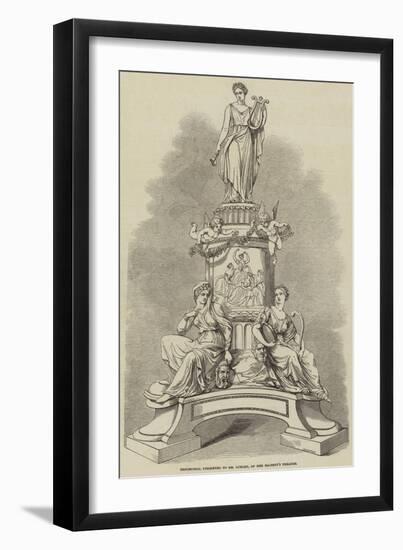 Testimonial Presented to Mr Lumley, of Her Majesty's Theatre-null-Framed Giclee Print