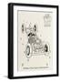 Testing a New Type of Steering Gear-William Heath Robinson-Framed Art Print