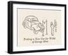 Testing Cars Width-William Heath Robinson-Framed Art Print