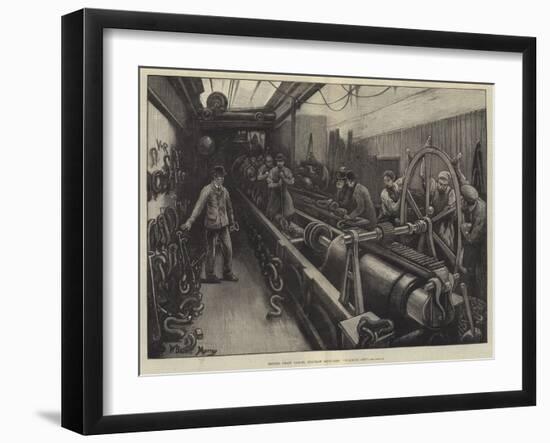 Testing Chain Cables, Chatham Dockyard, Slacking Off-William Bazett Murray-Framed Giclee Print