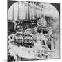 Testing Engines in an Automobile Factory, Detroit, Michigan, USA, 20th Century-null-Mounted Photographic Print