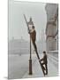 Testing Gas Pressure in Street Lighting, Westminster, London, 1910-null-Mounted Photographic Print