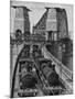 Testing Sydney Harbour Bridge by Driving Four Locomotives on Each of the Two Railway Tracks-null-Mounted Photographic Print