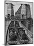 Testing Sydney Harbour Bridge by Driving Four Locomotives on Each of the Two Railway Tracks-null-Mounted Photographic Print