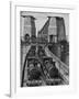 Testing Sydney Harbour Bridge by Driving Four Locomotives on Each of the Two Railway Tracks-null-Framed Photographic Print